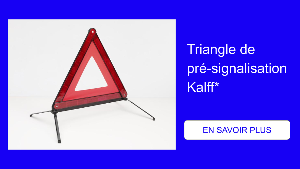 Triangle de pré-signalisation Kalff*